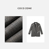 COCO ZONE格子西装外套复古英伦风通勤西服上衣24C10102 商品缩略图2