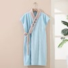 玉颜新品中式浴袍女长款睡袍复古洗澡吸水速干浴袍成人夏薄款睡衣 商品缩略图6