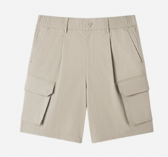 GXG卡其色工装短裤GEX12213762