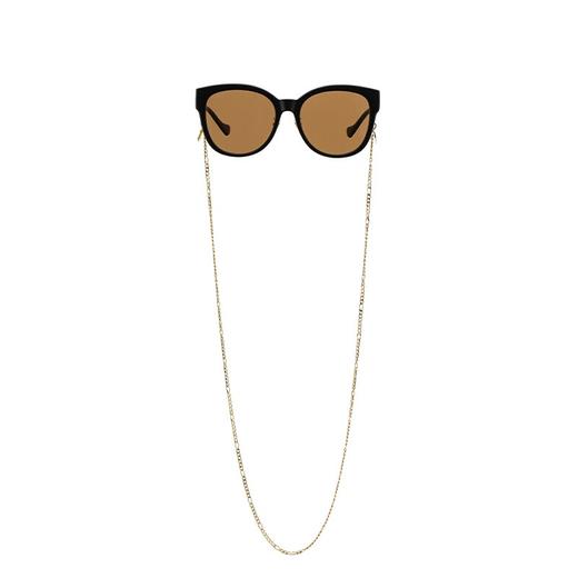 GUCCI 黑色女士方形太阳镜 商品图4