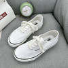 【平底舒适，滑板鞋设计】2024春季新款低帮帆布鞋 女学生ins韩版 平底百搭低帮 潮休闲滑板鞋-QQ 商品缩略图5