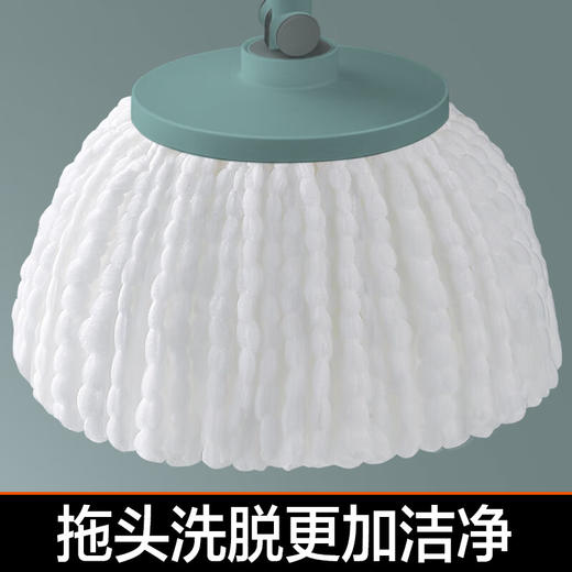 大卫  拖把  免手洗旋转拖把D11  一杆六头 商品图2