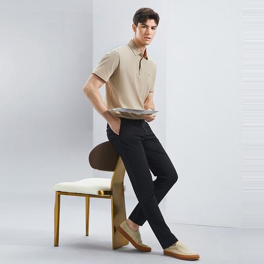 【瞬间凉感】柒牌直筒休闲裤男2024夏季新款商务通勤修身男士长裤126H71730 商品图3