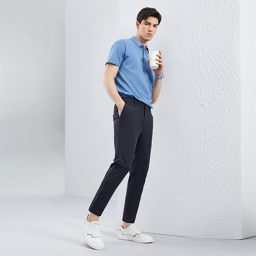 【速干】柒牌轻薄休闲裤男夏季新款时尚简约百搭凉感舒适九分长裤126H72660 商品图3