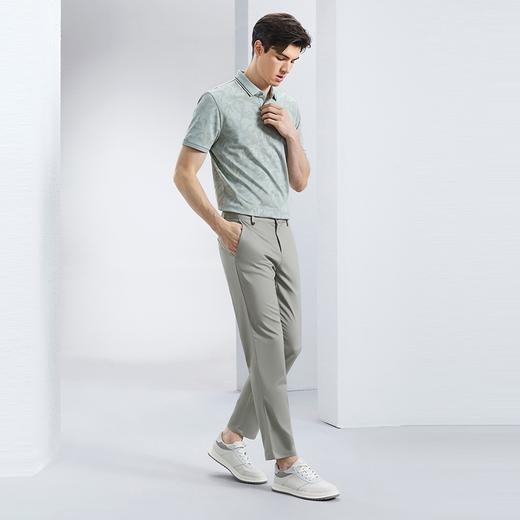 【含竹纤维】柒牌直筒休闲裤男2024春夏新款时尚简约百搭九分长裤126H71560 商品图3