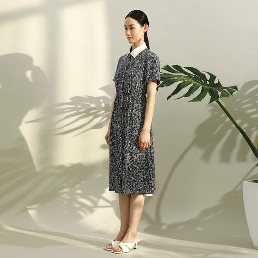 西贝伦丝绸连衣裙S27B6526 商品图1