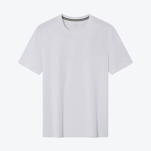 【凉感索罗纳】柒牌圆领短袖T恤男2024夏季新品时尚休闲薄款上衣126T71560 商品图4