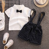 「59.9到手两件套」小男童西装夏宝宝1周岁宴礼服潮流2抓周衣服婴幼儿童生日背带套装 商品缩略图1