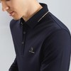 【高弹】柒牌polo衫男长袖2024春季新款商务休闲翻领T恤男装上衣	126T73080 商品缩略图2