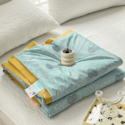 【新款水洗真丝夏被四件套】空调被可水洗 清凉舒适让你拥有好的睡眠质量 商品图14