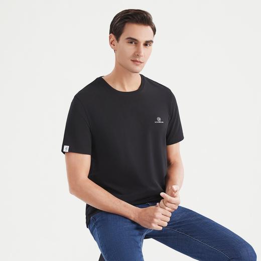 【三防】柒牌男装短袖T恤夏季弹力潮流百搭圆领打底衫薄122T71720 商品图2