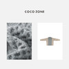 COCO ZONE 圆领拼色百搭毛织上衣休闲纹理感针织衫23C50061 商品缩略图2