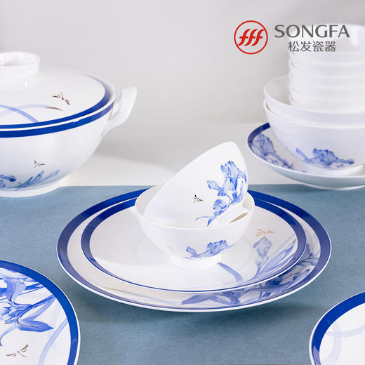 38头鸢尾芳华餐具 商品图1