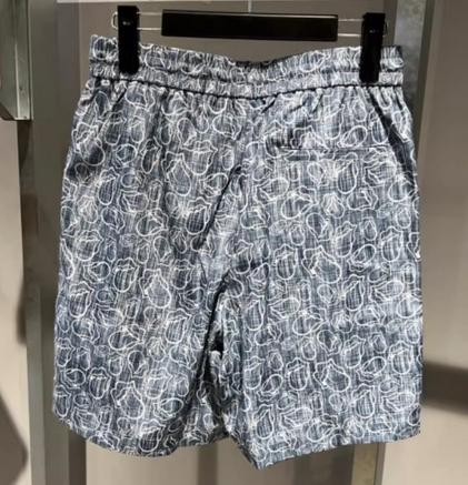 GXG蓝色直筒短裤GE1220969D 商品图1