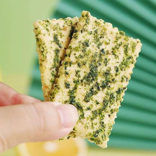 【海的味道，咸味海苔紫菜饼干】海苔饼干咸味紫菜薄脆饼，脆薄鲜香好吃不腻，代餐早餐网红解馋好吃休闲零食品散装办公室分享装QQ 商品图1