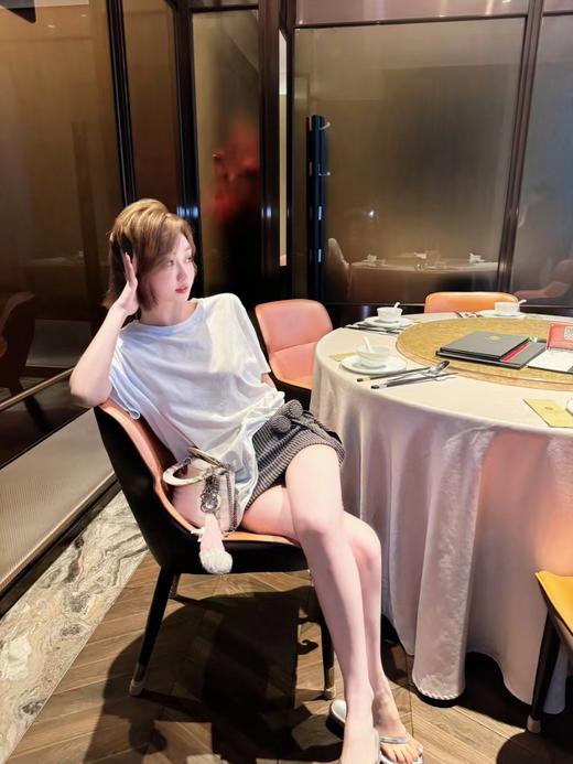 清仓捡漏  LINCHAOZHANG私服定制系列初恋女神  简约宽松上衣LT240127 LK240286 商品图1