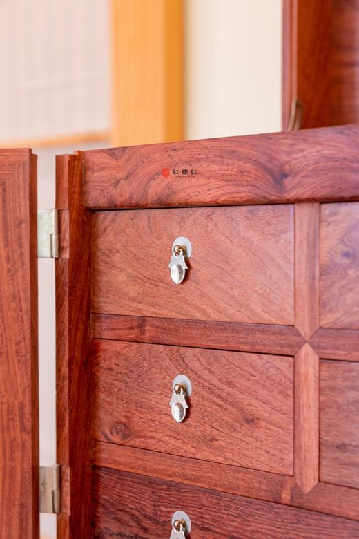 红桥红  家具严选  缅甸花梨（大果紫檀）【38故宫款 官皮箱】 商品图4