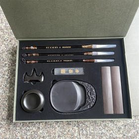 文房四宝送人自用 笔墨纸砚学生初学者送人礼品套装礼盒整套