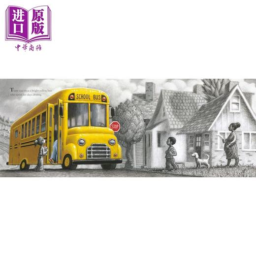 【中商原版】黄色小巴士 Loren Long The Yellow Bus 英文原版 儿童绘本 交通工具 图画故事书 精装 进口图书 4-7岁儿童读物 商品图1