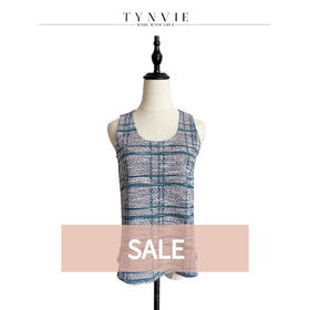 TYNVIE 窄肩带经典款背心 - 粉绿