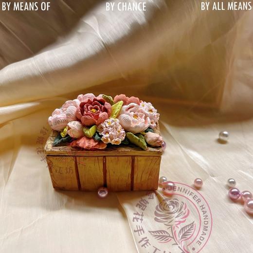 花朵收纳盒石膏白胚精致涂色白胚创意儿童diy石膏白胚 商品图5