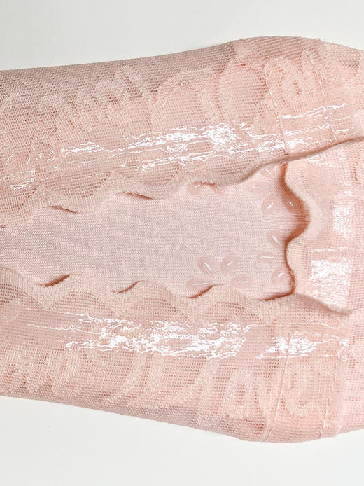 足装秀24夏季新品凉感高跟鞋超浅口防滑不掉跟薄款蕾丝隐形女袜子 商品图2