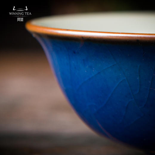 问鼎汝瓷黛蓝经典款如意杯（缺货） 商品图3