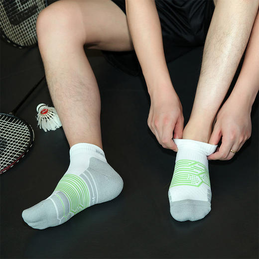 夏季短袜羽毛球袜吸汗透气户外运动男女同款袜子舒适耐磨 商品图4