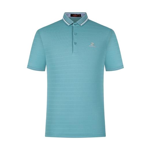 【速干】柒牌polo衫男短袖商务休闲夏季薄款中青年翻领条纹体恤衫122T70140 商品图4