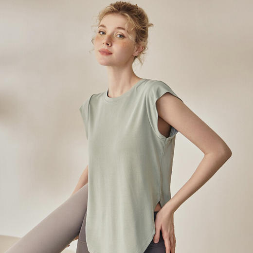 【限时秒】YOGACODE【火树银花系列】2024 春夏瑜伽背心上衣女宽松显瘦遮肉瑜伽服DSG420 商品图0