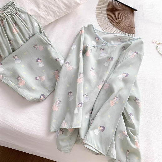 裁缝学苑AS271 中国风天丝新中式睡衣纸样家居服女装家居服做衣服样板 商品图5