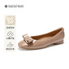 natursun平底单鞋女秋季法式气质小跟鞋女鞋晚晚风温柔鞋N24429705 商品缩略图0