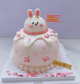 狮子家-小兔子 大白兔主题 生日蛋糕 纪念日蛋糕 聚会 仪式感必备 健康甜品
