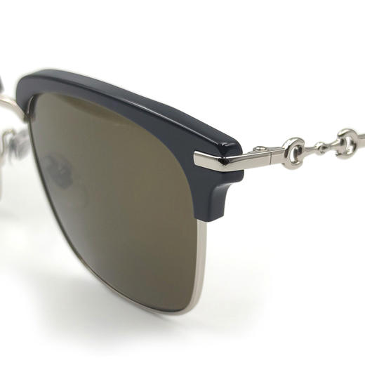 GUCCI 黑色男士圆形太阳镜 商品图2