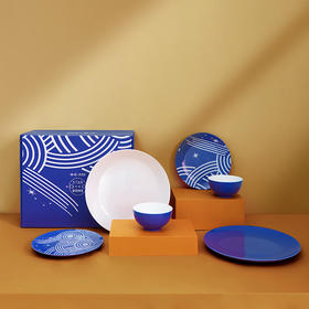 蓝色星穹餐具套装