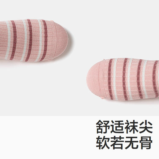 森马儿童袜子年新款抑菌消臭中筒袜针织学生袜男童女童3双装 商品图3