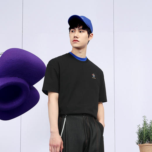 【特价】【柒先生新商务系列】柒牌男士短袖T恤索罗纳圆领上衣薄122T72130 商品图1