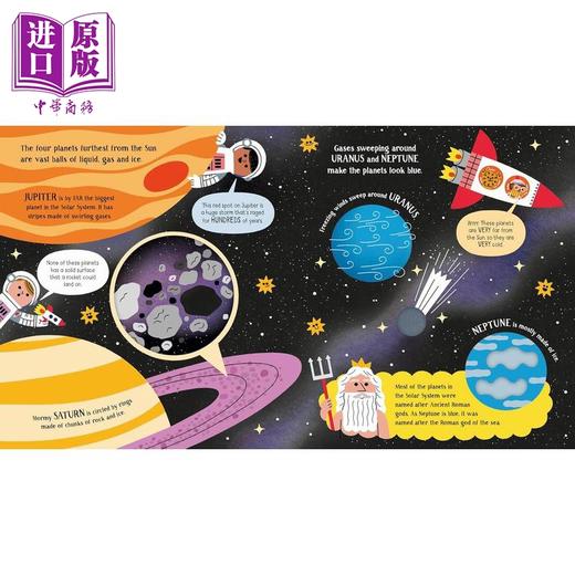 预售 【中商原版】走进科学 太阳系 Step Inside Science The Solar System英文原版 儿童科普纸板绘本 自然科学纸板书图画书 5-7岁 商品图3
