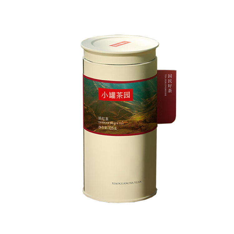 小罐茶茶园系列茶叶彩标滇红茶