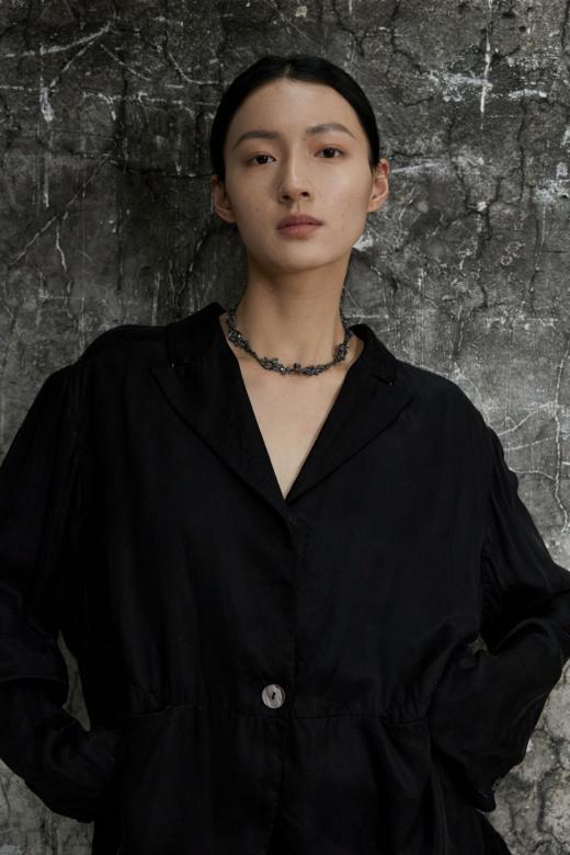 Aokinside  纯银/做旧黑玫瑰繁枝链 商品图1