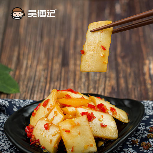 瓶装老坛酸辣萝卜皮300g，酸辣脆爽，湖北宜昌西陵鲜食泡菜，三峡民俗风味小吃 商品图3