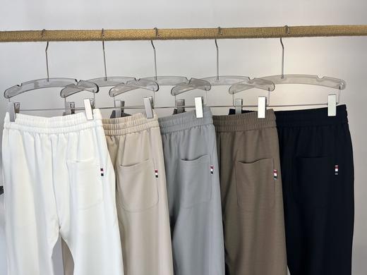 M可 2024新款 男士 刺绣标华夫格简洁透气休闲长裤 5色 Z-11765 商品图5