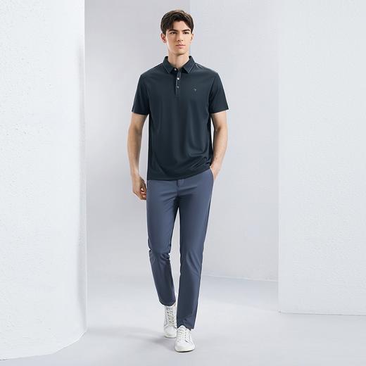 柒牌高弹短袖男polo衫2024夏季薄款商务休闲中青年翻领保罗衫T恤126T70250 商品图3