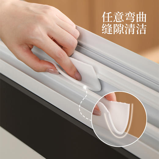 FaSoLa纳米海绵魔力擦点断式百洁布厨房清洁去污擦鞋茶杯洗碗神器 商品图3