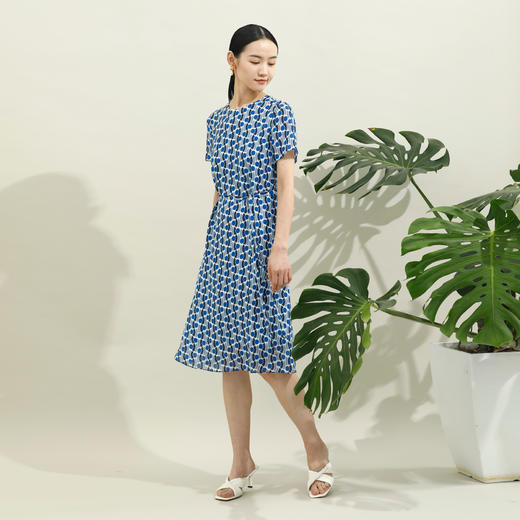 西贝伦丝绸连衣裙S27B6520 商品图0