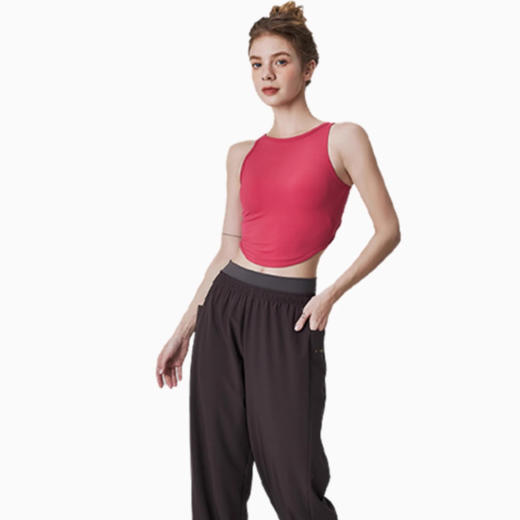 【限时秒】YOGACODE【火树银花系列】2024 瑜伽背心性感交叉露背固定杯健身上衣DSG722 商品图1