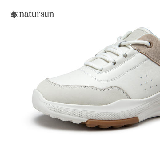 natursun女鞋德训鞋女秋季运动休闲鞋轻便透气阿甘小白鞋N24400009 商品图3