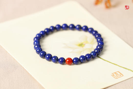 【琼华】青金石手串    珠径：6.5mm 商品图0