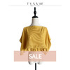 TYNVIE 花边装饰斗篷式短上衣-黄色 商品缩略图0