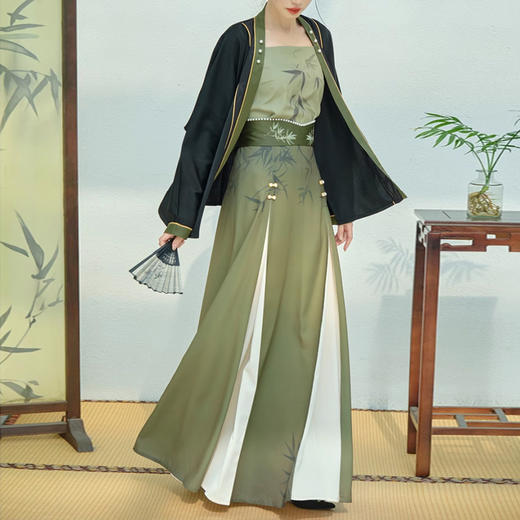 裁缝学苑AS270春夏飞机袖汉服纸样套装裥裙半身裙服装打版裁剪 商品图3